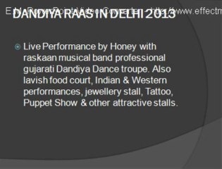 DANDIYA RAAS IN DELHI 2013