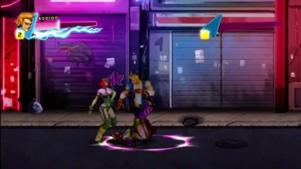 Xbox 360 -Double Dragon Neon - Mission 1 - Main Street