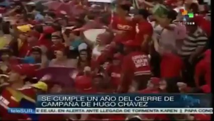 Venezuela recuerda último cierre de campaña de Chávez