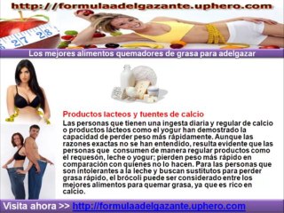 Los mejores alimentos quemadores de grasa para adelgazar.