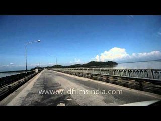 Picturesque drive across the Kolia Bhomora Setu