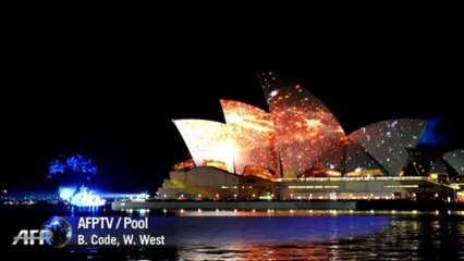 Parade nautique à Sydney en présence du Prince Harry