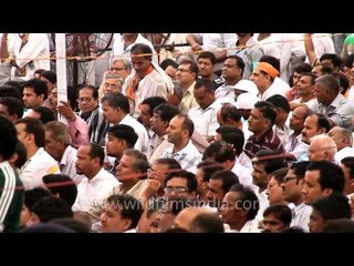 Modi's supporters at BJP's Vikas Rally