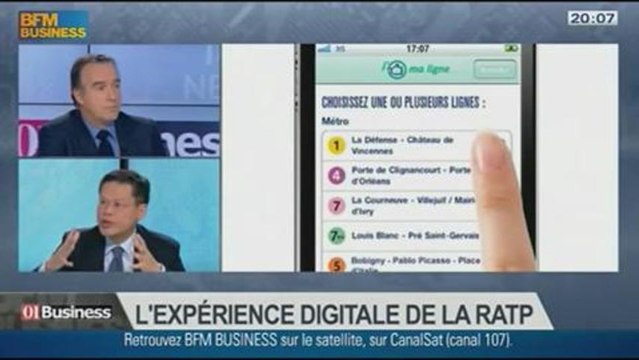 L'experience digitale de la RATP : Tien Than-Trong, dans 01Business - 05/10 1/4