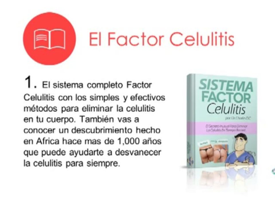 New Product! Factor Celulitis Nuevo Producto De Mayor Conversion En CB