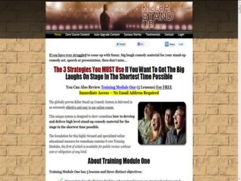 Killer Stand-up Online Course E-Book