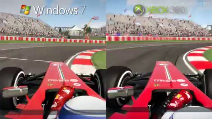 F1 2013 - PC vs Xbox 360 - Graphics Comparison