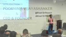 Poornima Vijayashanker, Founder & CEO, BizeeBee & Femgineer, speaks at Startup Product Summit SF1