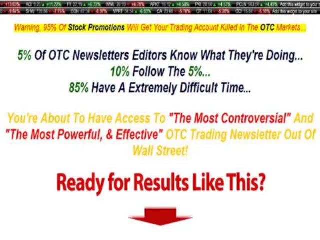 Golden Penny Stock Millionaires Stock Trading Newsletter