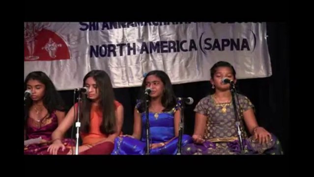 SAPNA 25 092813 NAMO RAGHUKULASAPNA 25TH ANNIVERSARY: LOCAL TALENT: STUDENTS OF JAYASHREE VENKATESH: NAMO NAMO RAGHUKULA NAYAKA