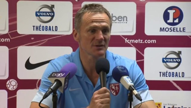 Conférence de presse FC Metz - Châteauroux (1-0) : Albert CARTIER (FCM) - Didier THOLOT (LBC) - 2013/2014