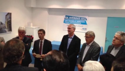 Discours de Gil Avérous - Inauguration de la permanence électorale de Gil Avérous