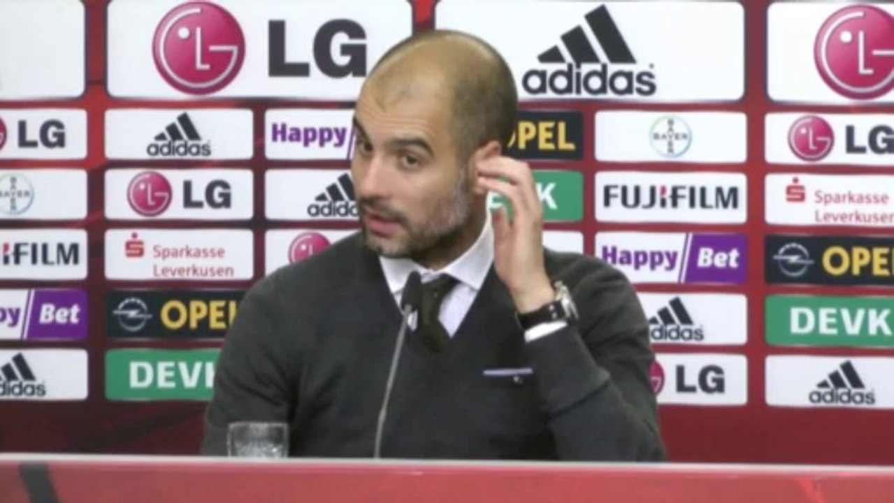Pep nach bayer-remis: “wir sind jetzt erster“