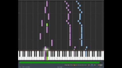 TLOZ: Ocarine of time - Market theme Synthesia