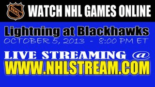 Watch Tampa Bay Lightning vs Chicago Blackhawks Live Streaming Game Online