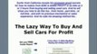 the lazy way to buy and sell cars for profit free