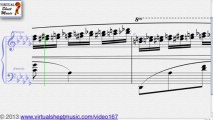 Frederic Chopin's Berceuse Op. 57, Adante, for Piano sheet music - Video Score