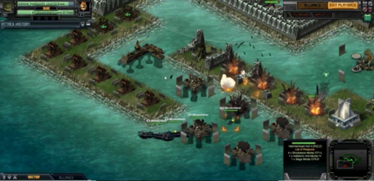 Battle Pirates: KY-Moonshiner [CVB] vs. Admiral_Redbeard [CAVE]