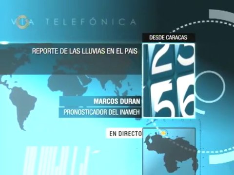 Inameh: Fuertes lluvias en el país son consecuencia del paso de una onda tropical