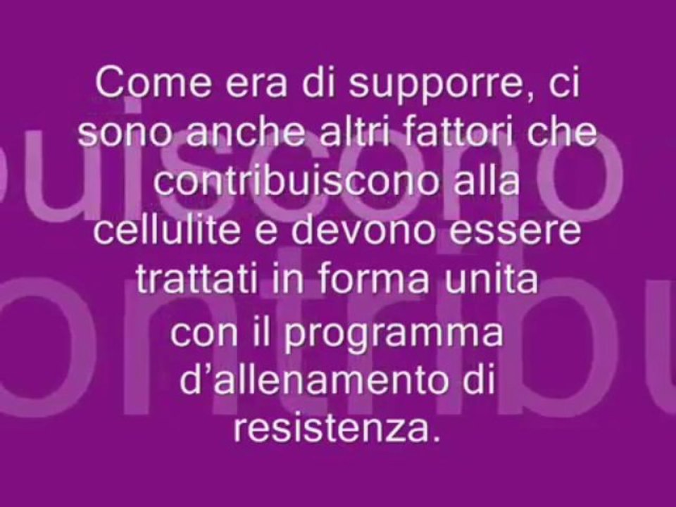 Come Eliminare la Cellulite.....Cellulite Mai Piu!!!