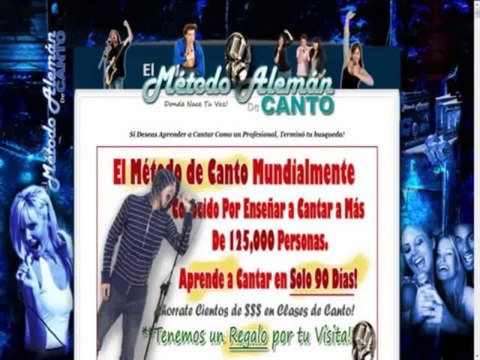 Curso De Canto Profesional Multimedia ~ Metodo Aleman De Canto E Book