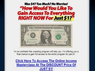 Online Income Masterclass
