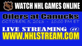 Watch Edmonton Oilers vs Vancouver Canucks Live Streaming Game Online