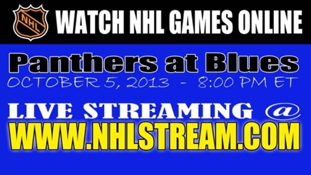 Watch Florida Panthers vs St. Louis Blues Live Game Online Streaming