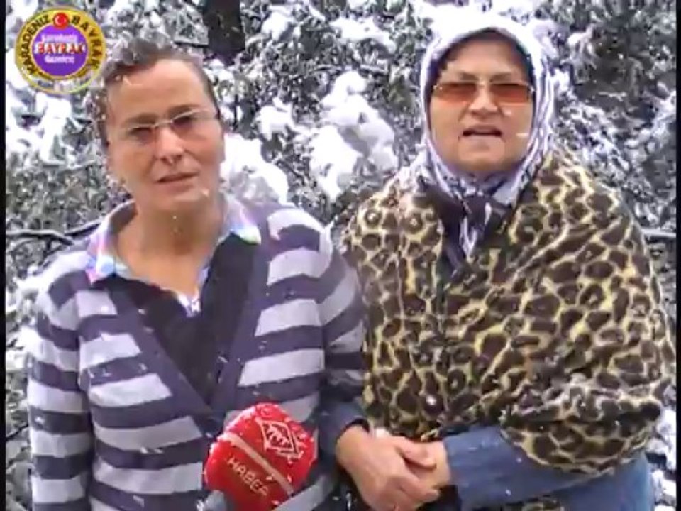 ORDUYA YILIN İLK KARI YAĞDI-AHMET BAYRAK