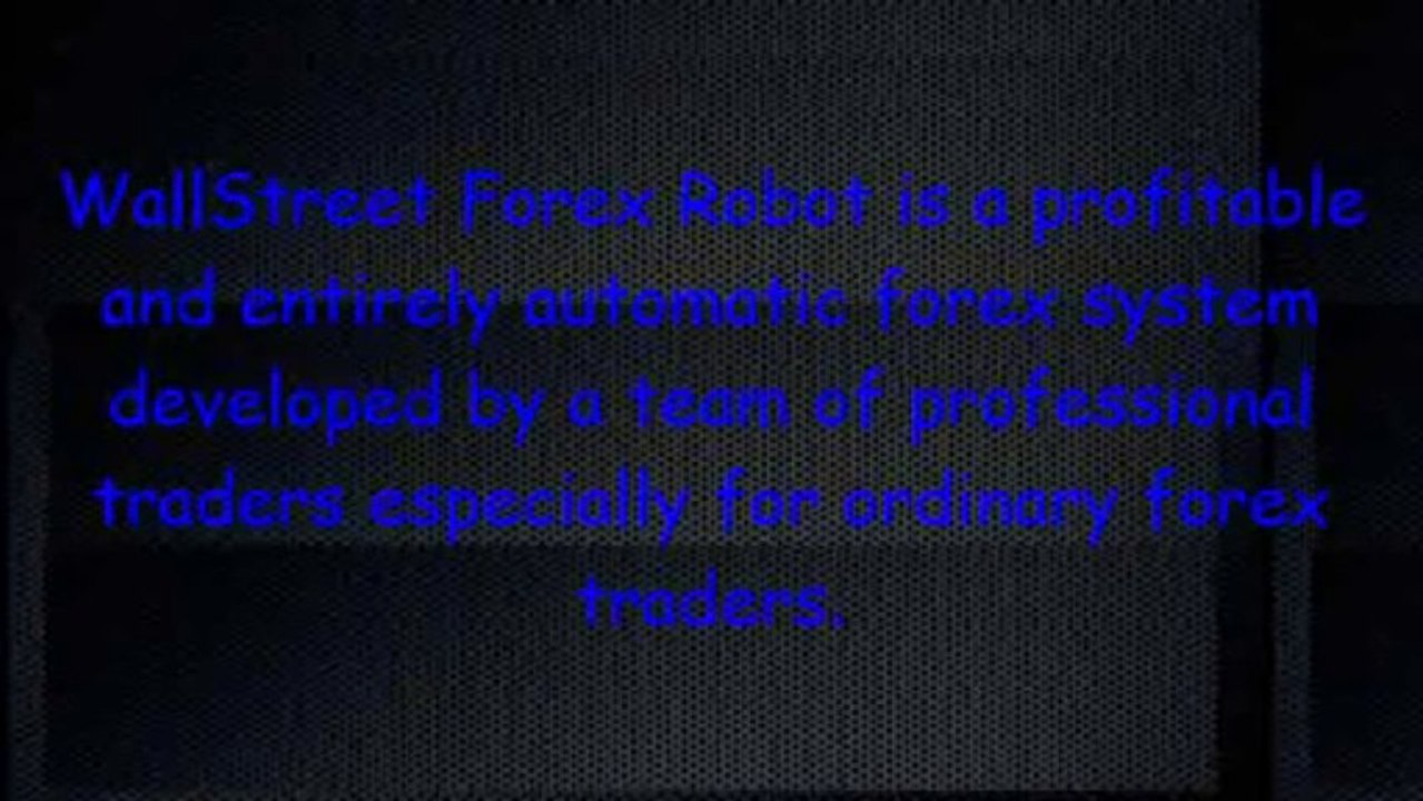 WALLSTREET Forex Robot 