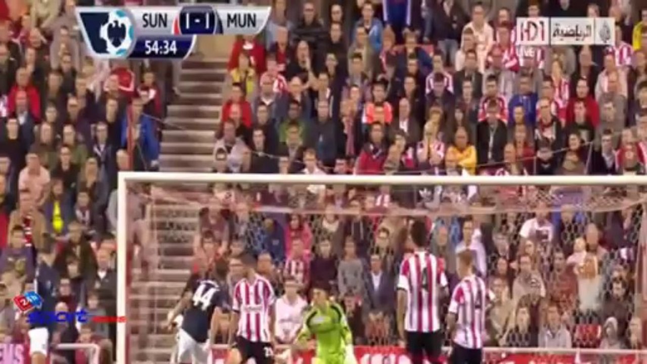 اهداف مباراة سندرلاند 1-2 مانشستر يونايتد