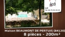 Vente - maison - BEAUMONT DE PERTUIS (84120)  - 200m²