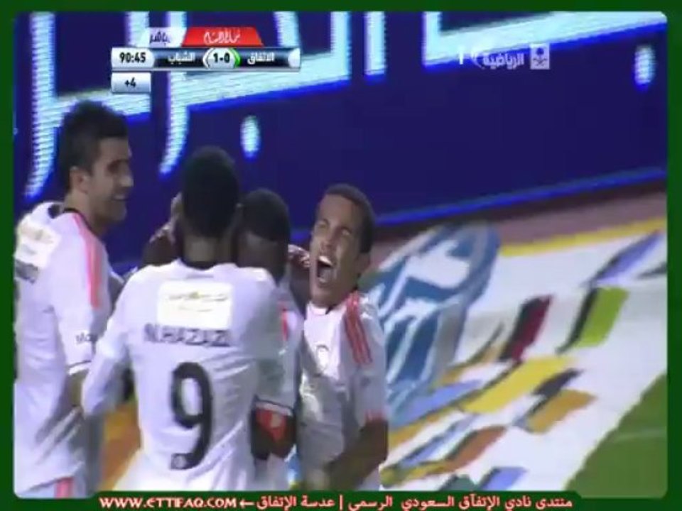 ملخص مباراة الاتفاق0-1الشباب الدوري  السعودي
