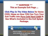 Exit Splash   Web Page Exit Software That Makes You Money!