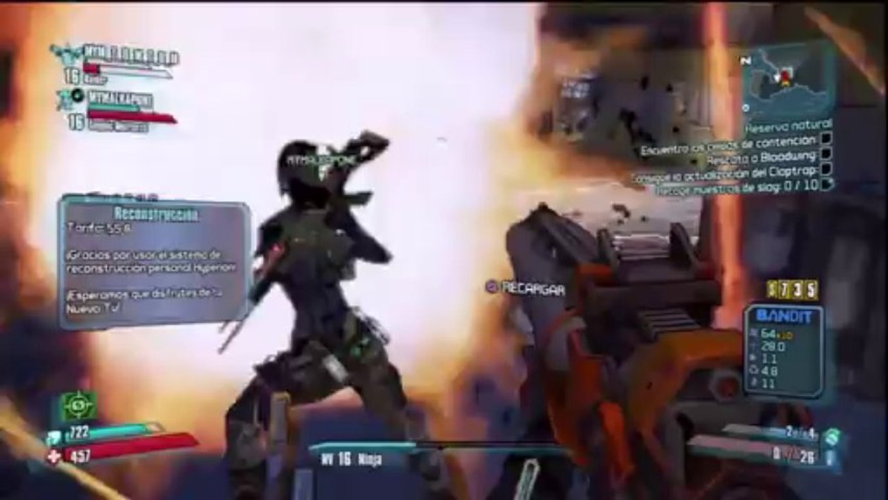 BORDERLANDS 2  en español con Tum Tum y Alkapone  Parte 17