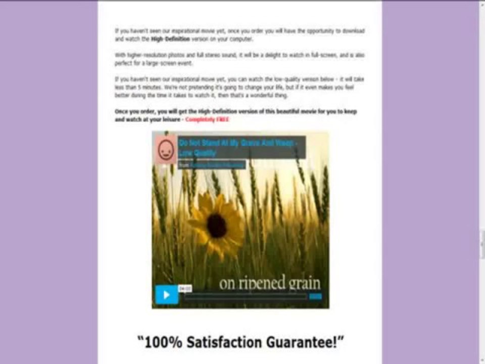 Instant Funeral Poems -- Do Not Stand At My Grave And Weep Review and Bonus