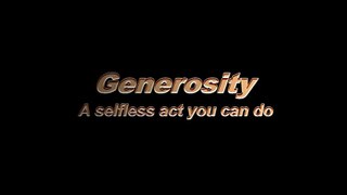Generosity | Personal Transformation Empowerment Motivation | Understand Accept Master How You Are Wired