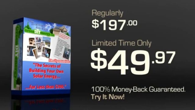 Alternative Energy Sources - Green DIY Energy