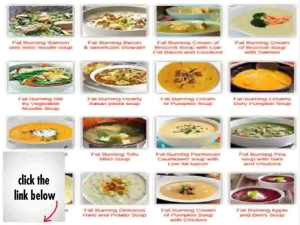 Soup Diet Recipes | Fat Burning Soup Recipes