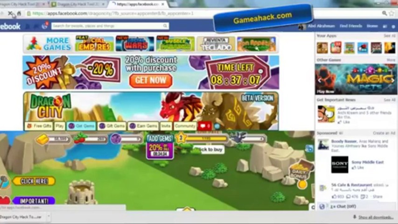 Dragon City Hack Tool October 2013 Working 100% Last Update 2013