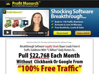 Fantastic Profit Monarch Traffic System