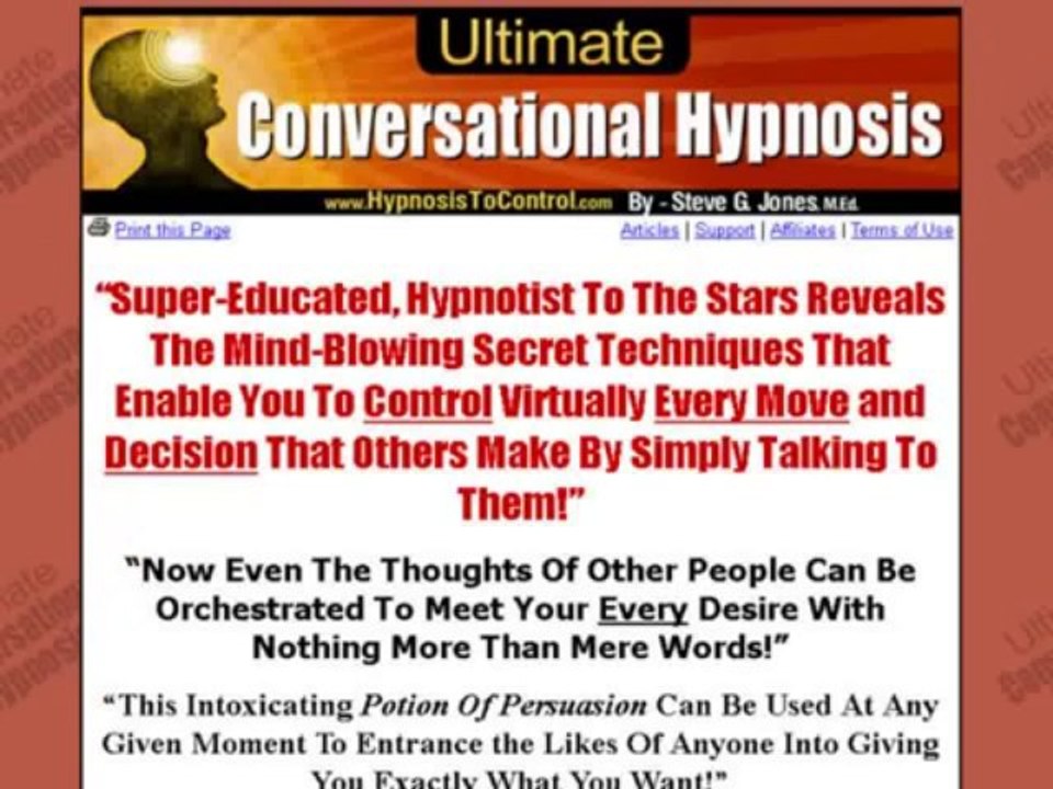 Ultimate Conversational Hypnosis Download....