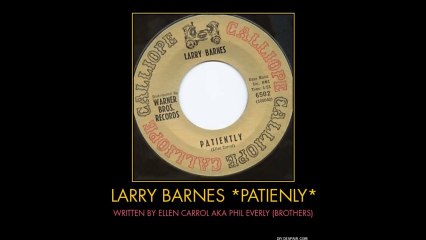 Larry Barnes - Patiently -Time To Spare A-& B-side