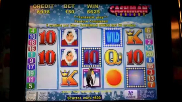 Cashman Tonight quick bonus slot win at Mohegan Sun Pocono