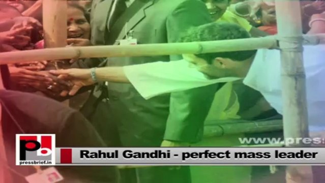 Rahul Gandhi perfect aam aadmi leader with progressive vision
