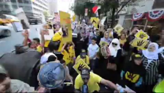 Mısırlılardan New York'ta gösteri