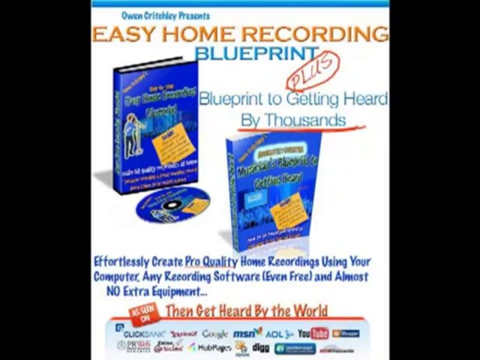 Easy Home Recording Blueprint Review + Bonus
