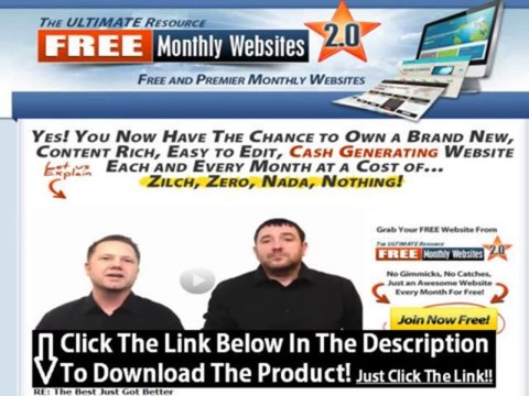 Free Monthly Websites 2 0 + Free Monthly Websites 2