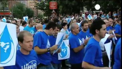 Spain: Protest against ETA prisoners' group arrests