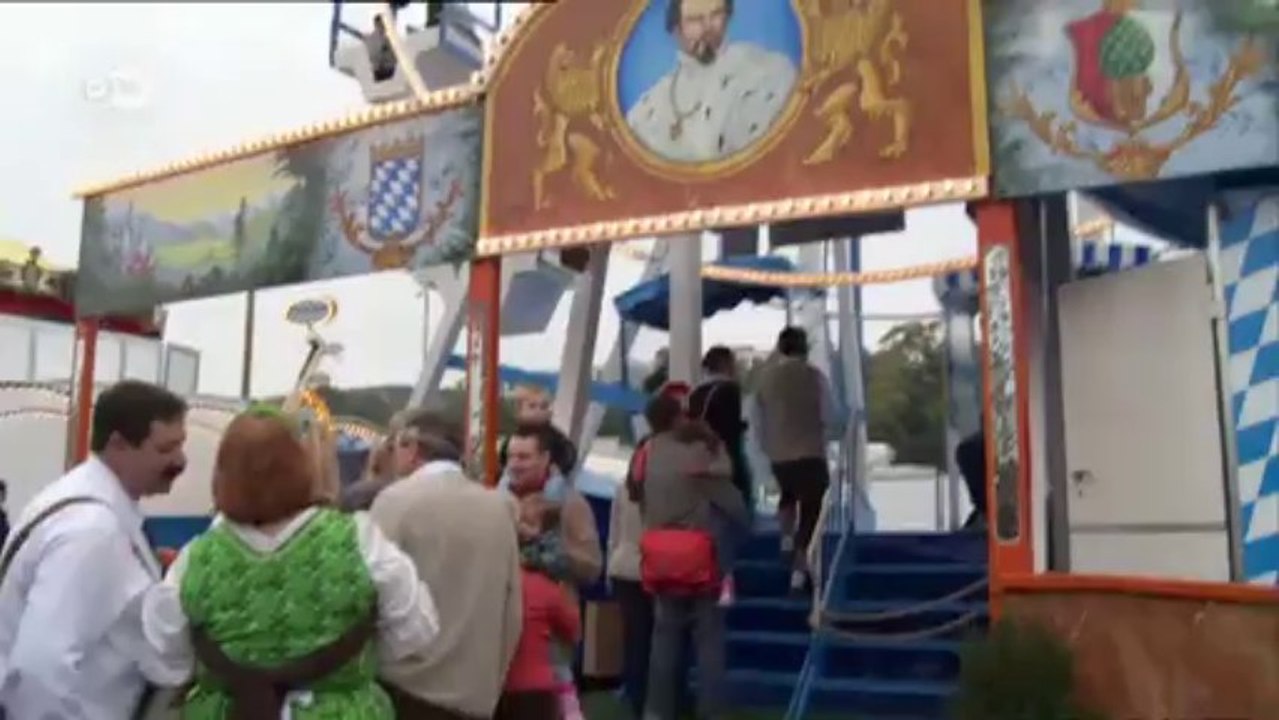 Münchener oktoberfest mit us-amerikanern | hin